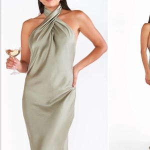 Show Me Your MuMu Jasmine Halter Maxi Dress